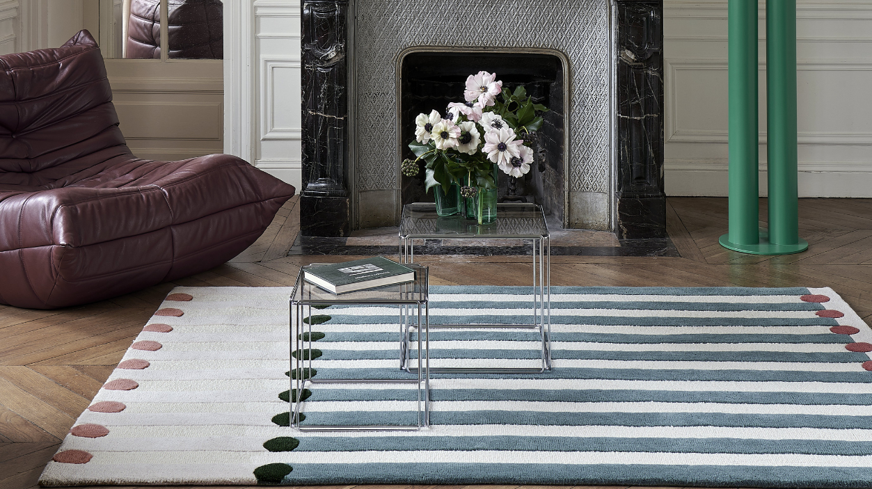 Les tapis DOTT et PODIUM sélectionnés par Marie Claire Maison