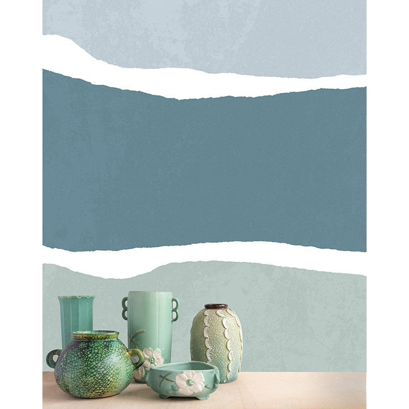 Wallpaper Trio blue/green