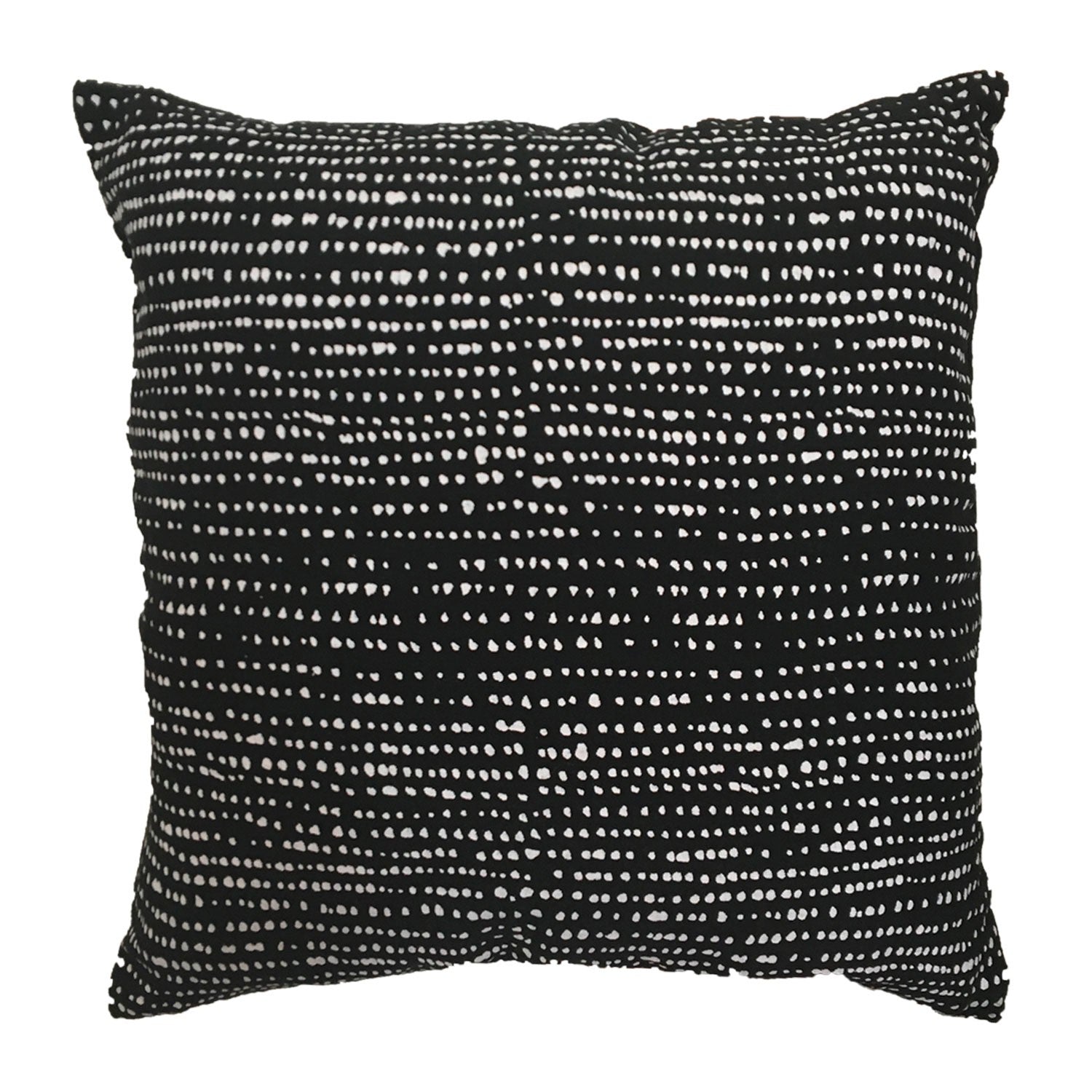 Cushion Cover Snowflakes black