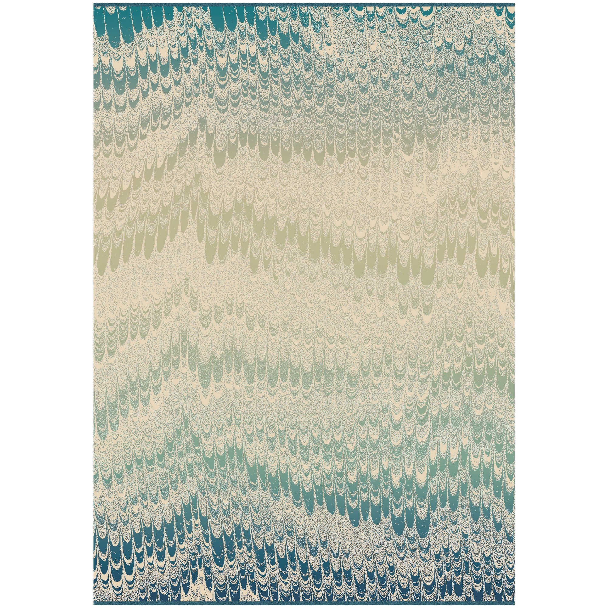 Design rug Peacock Lagoon vinyl rug