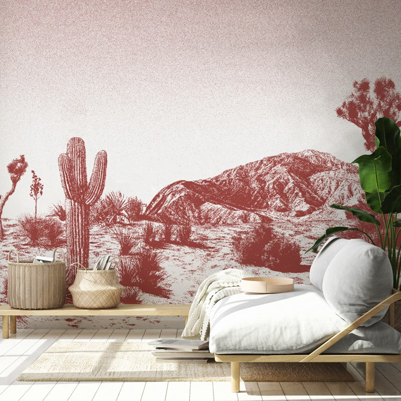 Papier peint panoramique sépia Arizona