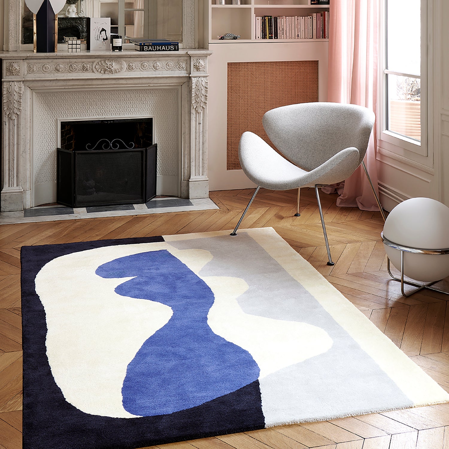 Tapis Narcisse bleu